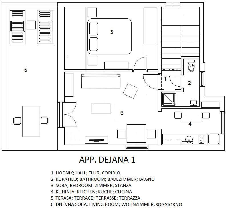 Apartments Dejana Štinjan Exteriör bild